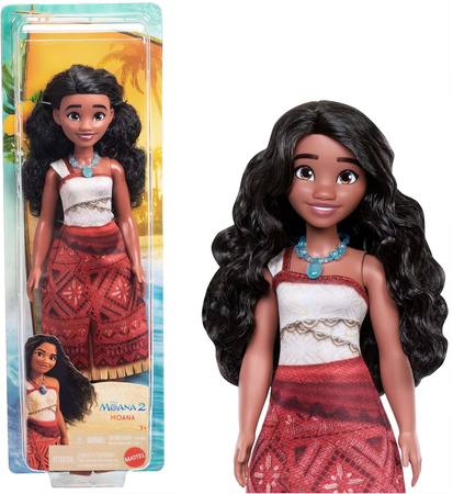 Lalka Disney Moana 2 księżniczka Vaiana 2 w sukience z akcesoriami 26 cm
