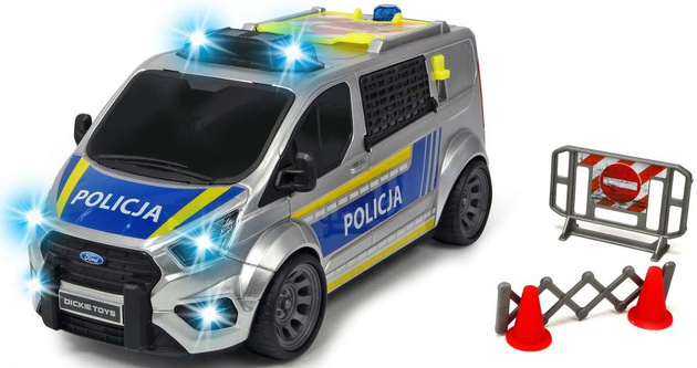 Pojazd policyjny Ford transit radiowóz światło/dźwięk