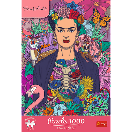 Trefl Puzzle 1000 elementów Frida Kahlo: Kwitnąca dusza