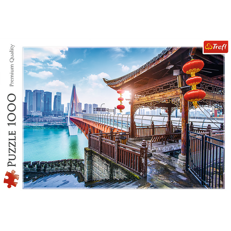 Puzzle 1000 Chiny Chongqing Trefl