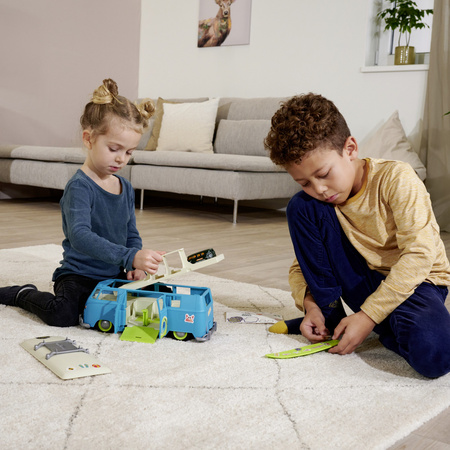 Zestaw Duży Interaktywny Volkswagen T1 Carry Case + Mały Samochodzik Światło