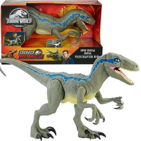 Figurka Jurassic World Dinozaur Velociraptor Blue mega 93 cm