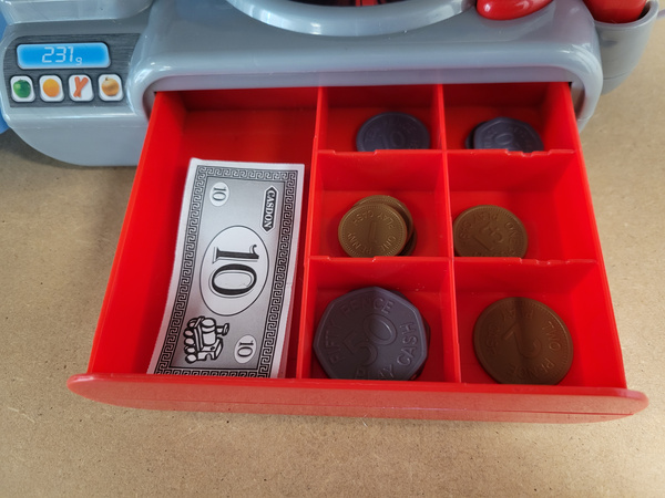 OUTLET Kasa fiskalna sklepowa dla dzieci z akcesoriami Casdon PO ZWROCIE