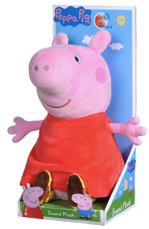 Świnka Peppa maskotka z dźwiękiem 24 cm