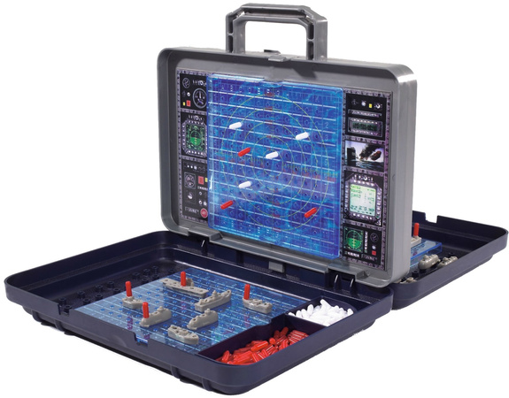 Rodzinna Towarzyska Gra strategiczna w statki okręty w walizce Bitwa Morska 5+