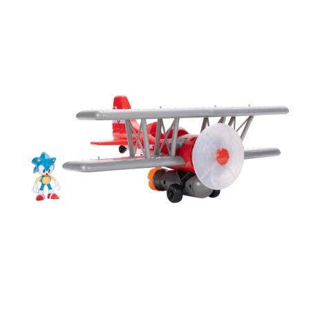 Jakks zestaw Tornado Biplane Sonic The Hedgehog figurka + samolot