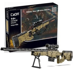 OUTLET Cada C81053W klocki konstrukcyjne broń strzelający karabin snajperski 978 el. USZKODZONE OPAKOWANIE