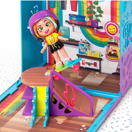 Kookyloos Express Yourself Zestaw Figurka Kolekcjonerska Lizzie Ekskluzywna Lalka Sklep Sportowy + akcesoria