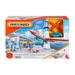 Matchbox zestaw Lotnisko Przygód + 2 metalowe pojazdy samolot samochód Audi