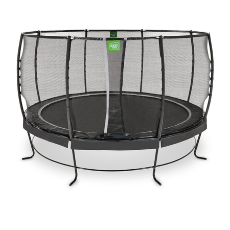 Trampolina ogrodowa z siatką zabezpieczającą Lotus Premium 427 cm czarna