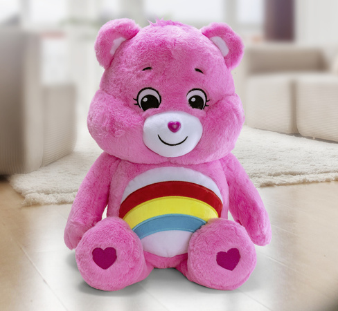 Troskliwe Misie Care Bears Maskotka Wesołe Serce Pluszak Cheer Bear różowy 60 cm