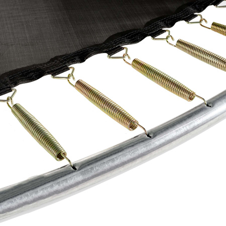 Trampolina ogrodowa z siatką zabezpieczającą Lotus Classic 253 cm zielona