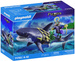 Playmobil Pirates Zestaw Rekin olbrzym z piratem 21 elementów