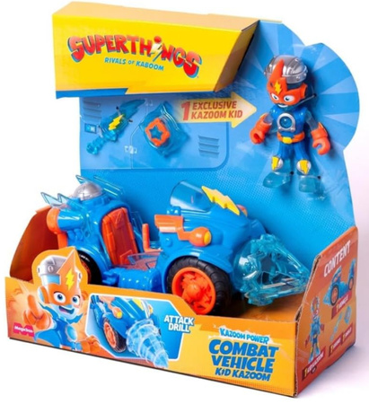 SuperZings SuperThings Kid Kazoom Combat pojazd + akcesoria