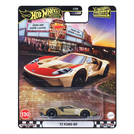 Hot Wheels Premium Boulevard auto '17 Ford GT 7,5 cm