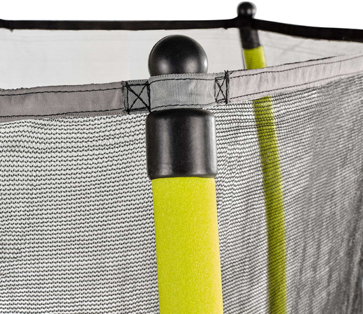 Trampolina ogrodowa Tiggy junior z siatką zabezpieczającą 140 cm czarno-zielona