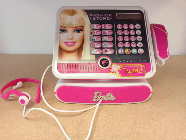 Barbie Kasa Sklepowa skaner banknoty monety WADLIWA