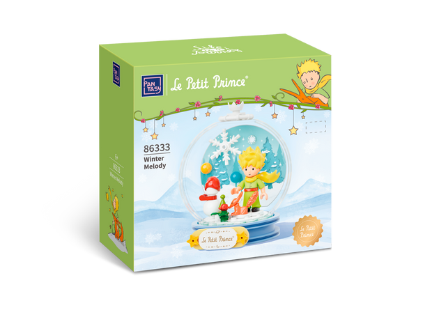 Klocki konstrukcyjne Pantasy Mały Książę Zimowa melodia Winter Melody Le Petit Prince 63 elementy