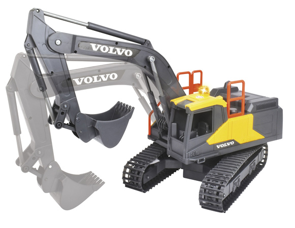 OUTLET Zdalnie sterowana koparka Volvo Construction światło i dźwięk PO ZWROCIE