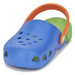 Crocs Kids Electro Sea Blue Lime Niebieskie-zielone klapki dla dzieci 