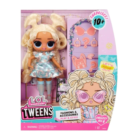Mały Zestaw L.O.L Surprise! Tweens Lalka Kolekcjonerska Olivia Flutter 17 cm + 10 akcesoriów