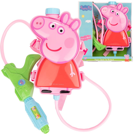 Plecak Na Wodę Pistolet Z Psikawką I Pompką Miotacz Zbiornik Świnka Peppa