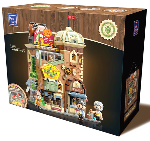 Klocki konstrukcyjne Pantasy Budynek Browaru Craft Beer Brewary 3252 elementy