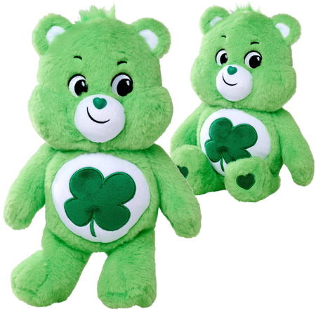 Troskliwe Misie Care Bears Maskotka Szczęśliwe Serce Pluszak Good Luck Bear zielony 35 cm