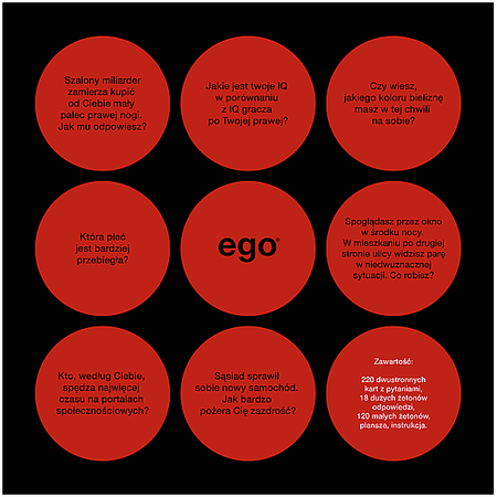 Rodzinna Gra EGO Śmieszna gra towarzyska Rywalizacja Trefl