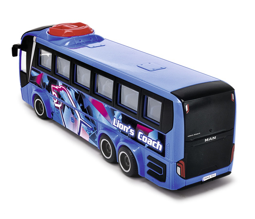 Niebieski Autobus Miejski Man Lion's City otwierane drzwi