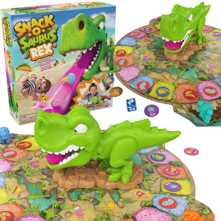 Spin Master Przekąska Rexa Snack-o-saurus Rex Gra Rodzinna Planszowa 5+