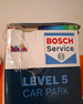 OUTLET Garaż Parking XXL Bosch Service 5-poziomowy 85 cm Klein + 2 autka USZKODZONE OPAKOWANIE