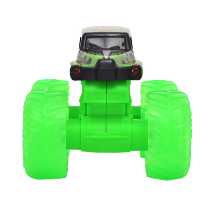Monster Jam Pojazd z podświetlanymi kołami 1:43 Grave Digger