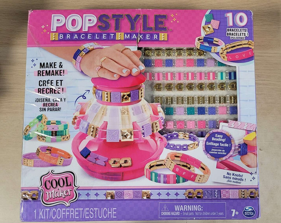 OUTLET Cool Maker Zestaw do tworzenia bransoletek Pop Style Bracelet Maker USZKODZONE OPAKOWANIE