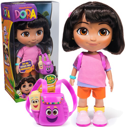 OUTLET Dora Poznaje Świat Zestaw Lalka Interaktywna Dora 30 cm 10+ dźwięków USZKODZONE OPAKOWANIE