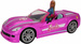 Zdalnie Sterowany różowy Kabriolet Barbie auto RC Dream Car 38 cm