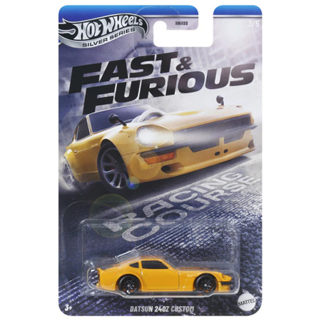 Hot Wheels Fast & Furious auto Datsun 240Z Silver Series 6,5 cm
