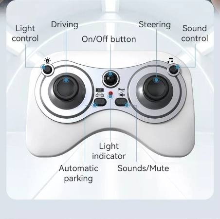 Double Eagle Zdalnie sterowany pojazd Audi RS e-tron GT 1:14 E727-003 niebieskie