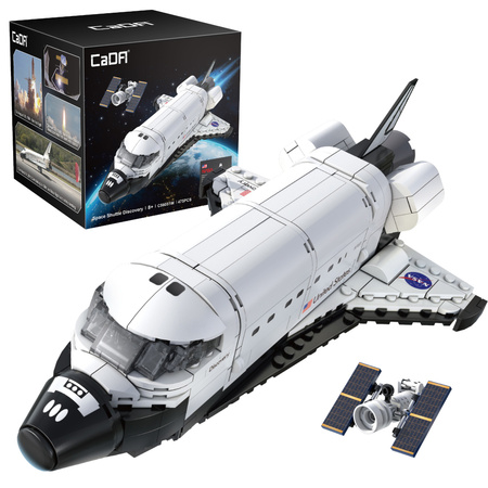Klocki Konstrukcyjne Cada NASA wystawa odkrywacz kosmiczny Space Shuttle Discovery 475 elementów