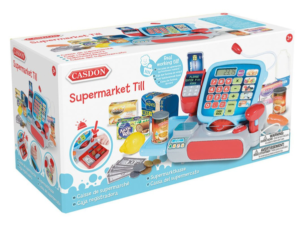 OUTLET Kasa fiskalna sklepowa dla dzieci z akcesoriami Casdon USZKODZONE OPAKOWANIE