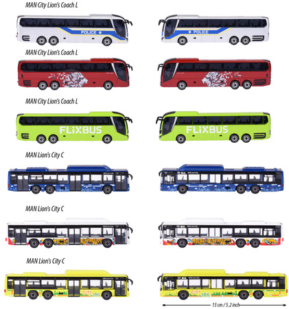 Pojazd miejski MAN Lion's City C Granatowy Autobus Intercity Express