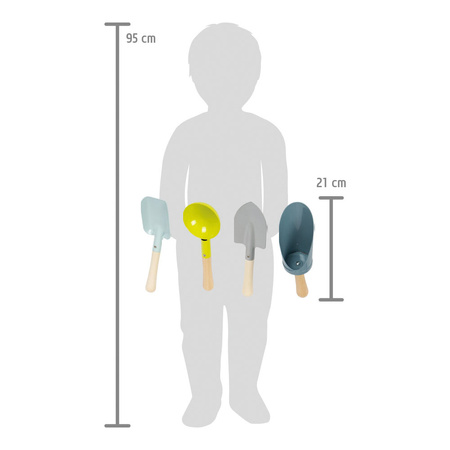 Zestaw akcesoriów ogrodowych Tiny Garden łopatki