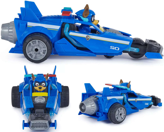Psi Patrol Chase Pojazd Rc Zdalnie Sterowane Auto + Maskotka 23 Cm The Mighty Movie Wielki Film