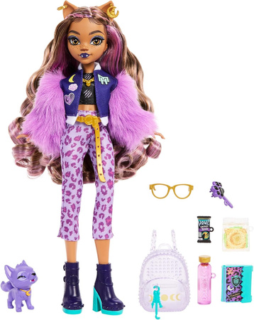 Monster High Clawdeen Wolf lalka 26 cm + akcesoria i pupil