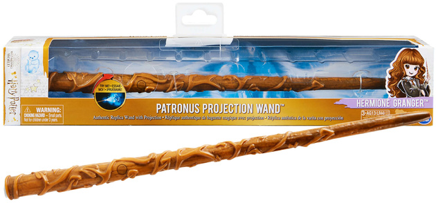 Harry Potter Hermiona Granger magiczna różdżka patronus projektor 32 cm