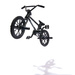 Rower Bmx Cult Czarny Fingerbike Mini Zestaw Na Palce Metalowy + Naklejki Tech Deck