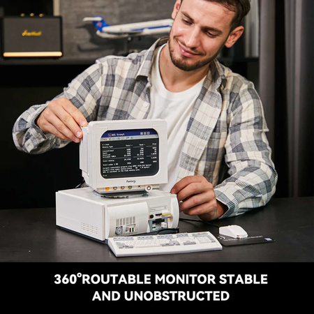 Klocki konstrukcyjne Pantasy Retro Vintage Komputer 1980s 1637 elementów