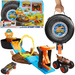 Hot Wheels City Tor samochodowy zestaw kaskaderski Arena Opona + 2 pojazdy