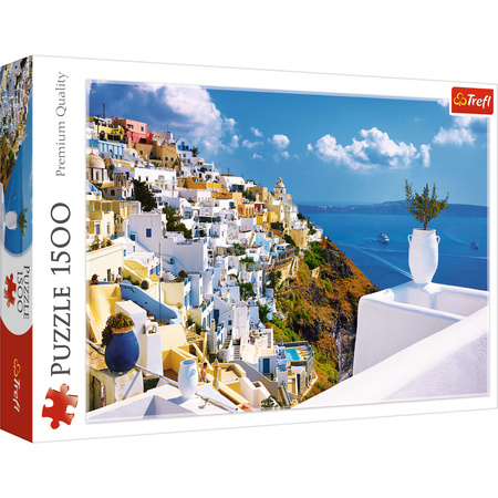 Trefl 26119 Puzzle 1500 Santorini, Grecja