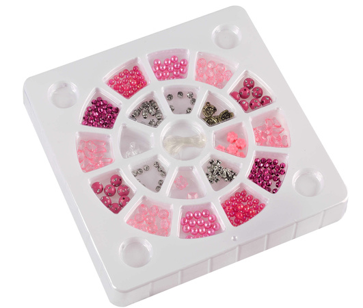 Zestaw do robienia biżuterii i bransoletki koraliki dla dzieci